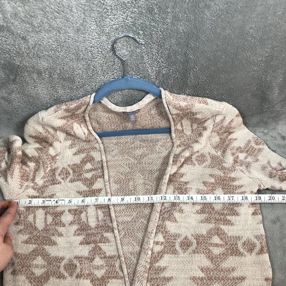 Charlotte Russe Women's Medium Open Cardigan Sweater Aztec Vibes Cotton/Acrylic - Picture 11 of 12